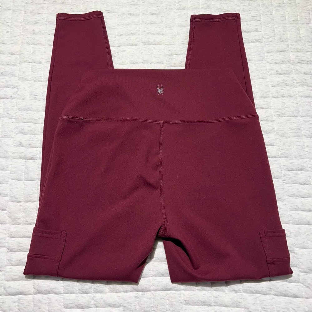 Spyder Active Maroon Leggings
